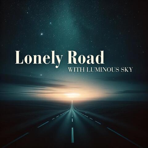 Lonely Road with Luminous Sky: Nighttime Adventure, Easy Listening Jazz, Serene Escape