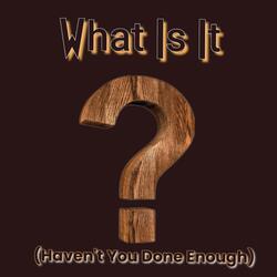 What Is It (haven't You Done Enough)