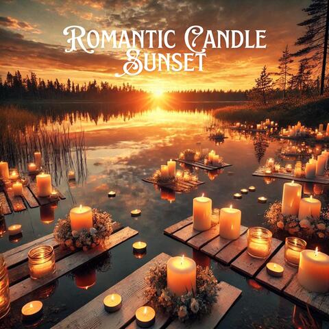 Romantic Candle Sunset