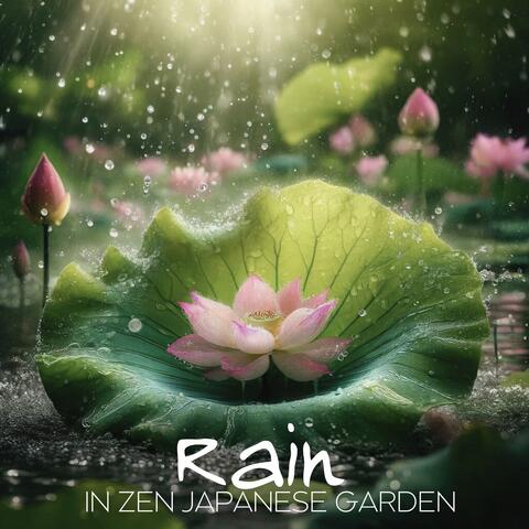 Rain in Zen Japanese Garden