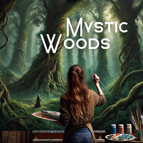 Mystic Woods: Dreamy Backdrop for Painting or Drawing