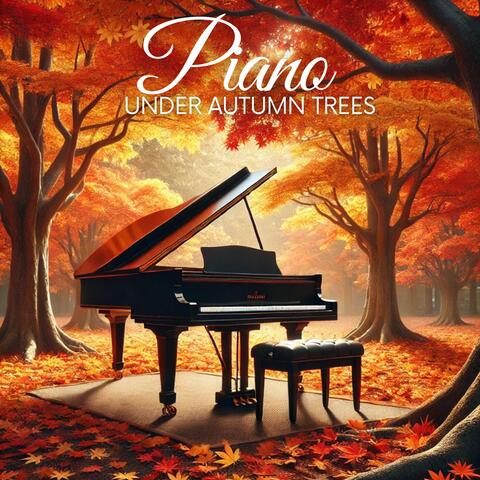 Piano Under Autumn Trees