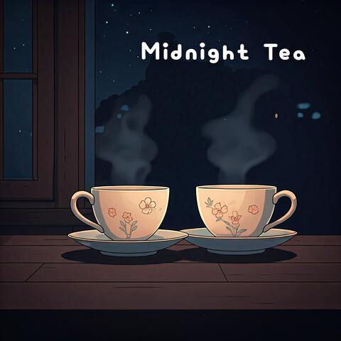 Midnight Tea: Steaming Cups, Quiet Sips, Soft Lofi, Calm Moments, Reflective Night
