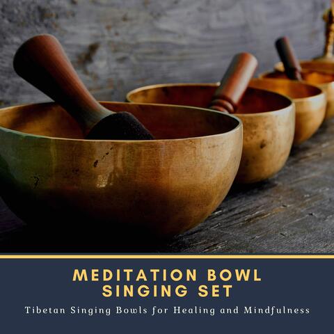 Meditation Bowl Singing Set - Tibetan Singing Bowls for Healing and Mindfulness