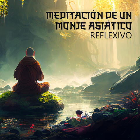 Meditación de un Monje Asiático Reflexivo