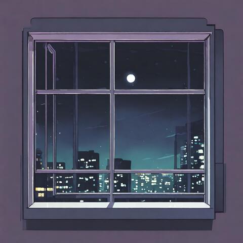 window night reflection