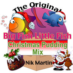 Big Fish Little Fish Cardboard Box Xmas Pudding Mix