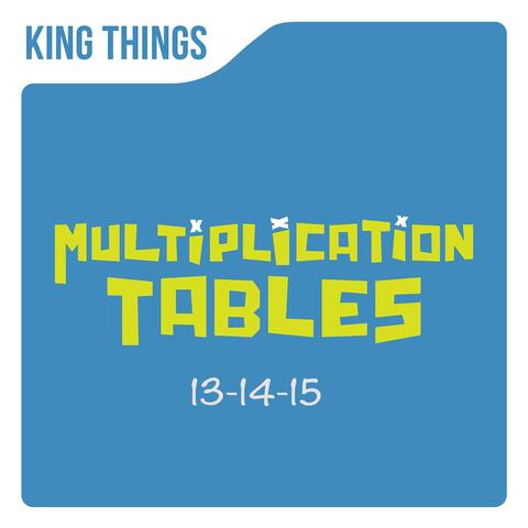 Multiplication Tables 13-14-15