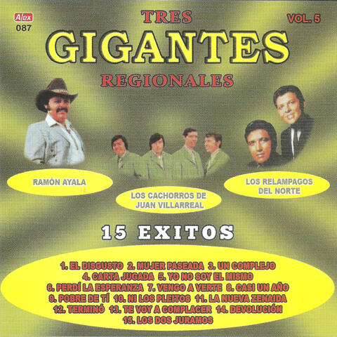 Tres Gigantes Regionales 15 Exitos