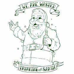 Drinking with Santa