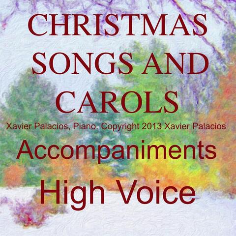 Christmas Songs and Carols Accompaniments for High Voice