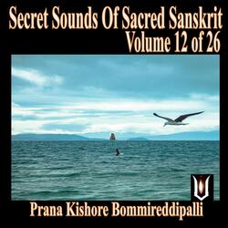 Secret Sounds of Sacred Sanskrit Volume 12 of 26 Part 2