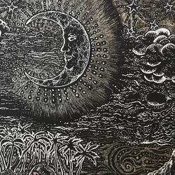 Leaves on Cobblestone