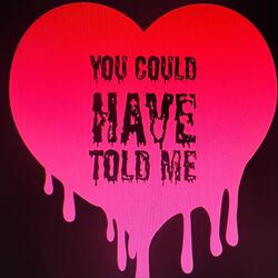 You Could Have Told Me