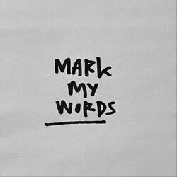 Mark My Words (Live)