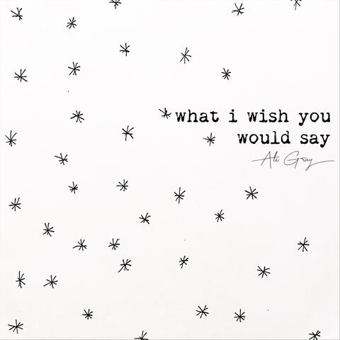 What I Wish You Would Say