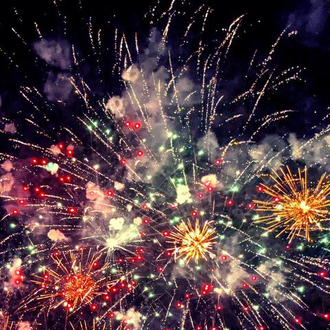 Lights Lasers Cannons Fireworks Drones My Heartbeat