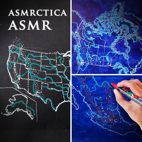 Canada, USA, Mexico Maps 4 hours Ramble (ASMR)