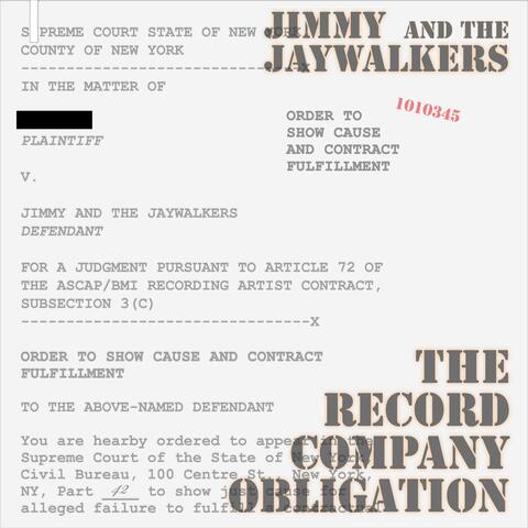 The Record Company Obligation