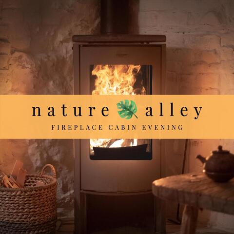 Fireplace Cabin Evening