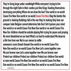 Cease Fire Now
