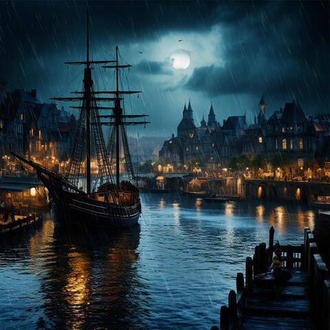 Tranquil Medieval Harbor Ambience