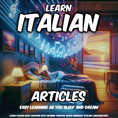 Learn Italian While Sleeping with Calming Tropical Beach Ambience: Articles (Easy Learning as You Sleep and Dream)