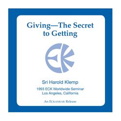 Giving - The Secret to Getting