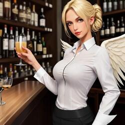 Angel Behind the Bar