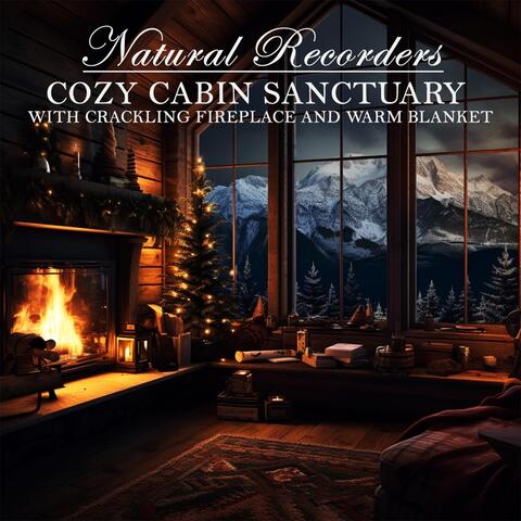 Cozy Cabin Sanctuary with Crackling Fireplace and Warm Blanket