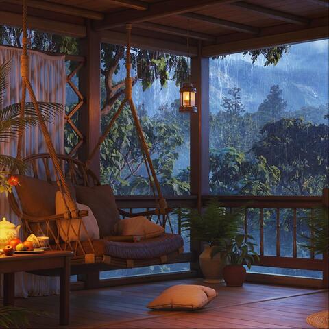 Rain in the Forest Porch Ambience for Relaxation