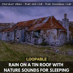 Boat Shed in the Rain with Ocean Waves