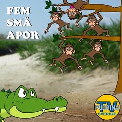 Fem små apor