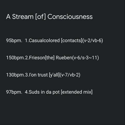 A Stream (Of) Consiousness