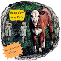 Baby Cow in a Field