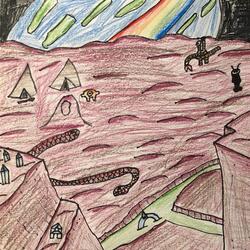 Moon of Golden Caves