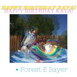 Happy Birthday Kaya!