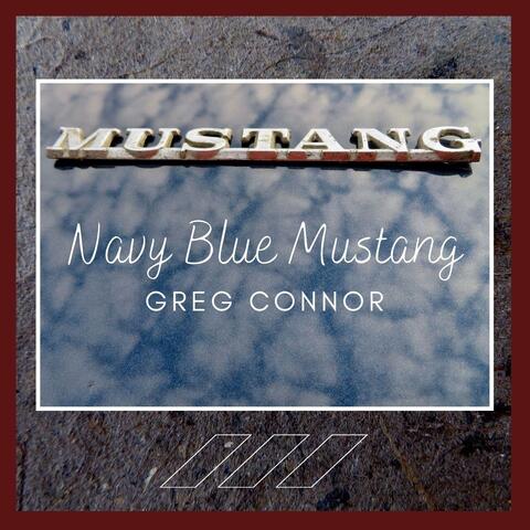 Navy Blue Mustang