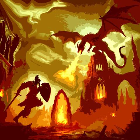 Medieval Dragon Music Fantasy for Folk Guitar, Lute, Flute & Celtic Violin