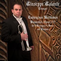 Ludwig van Beethoven: Bundeslied, Op. 122 for 3 Trumpets, 4 Horns and Timpani