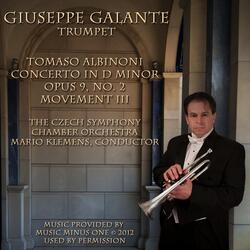 Tomaso Albinoni: Concerto in D Minor for Trumpet, Op. 9, No. 2: III. Allegro