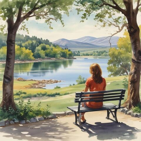 Girl on a Bench