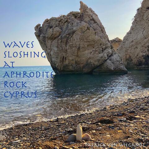 Waves Sloshing at Aphrodite Rock Cyprus