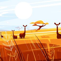 Sunrise over the Serengeti