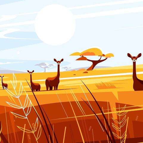 Sunrise over the Serengeti