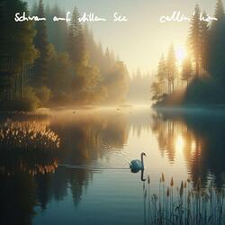 Schwan auf stillem See