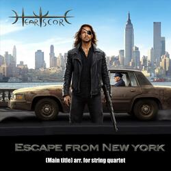 Escape from New York (Main Title) [Arr. for String Quartet]