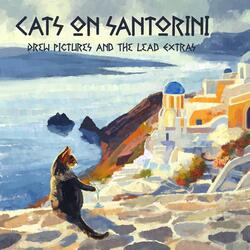 Cats on Santorini