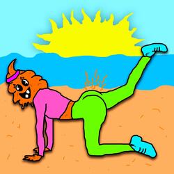 Wearing Sunscreen Indoors While Pooing Gold