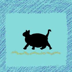 Happy Fat Cat